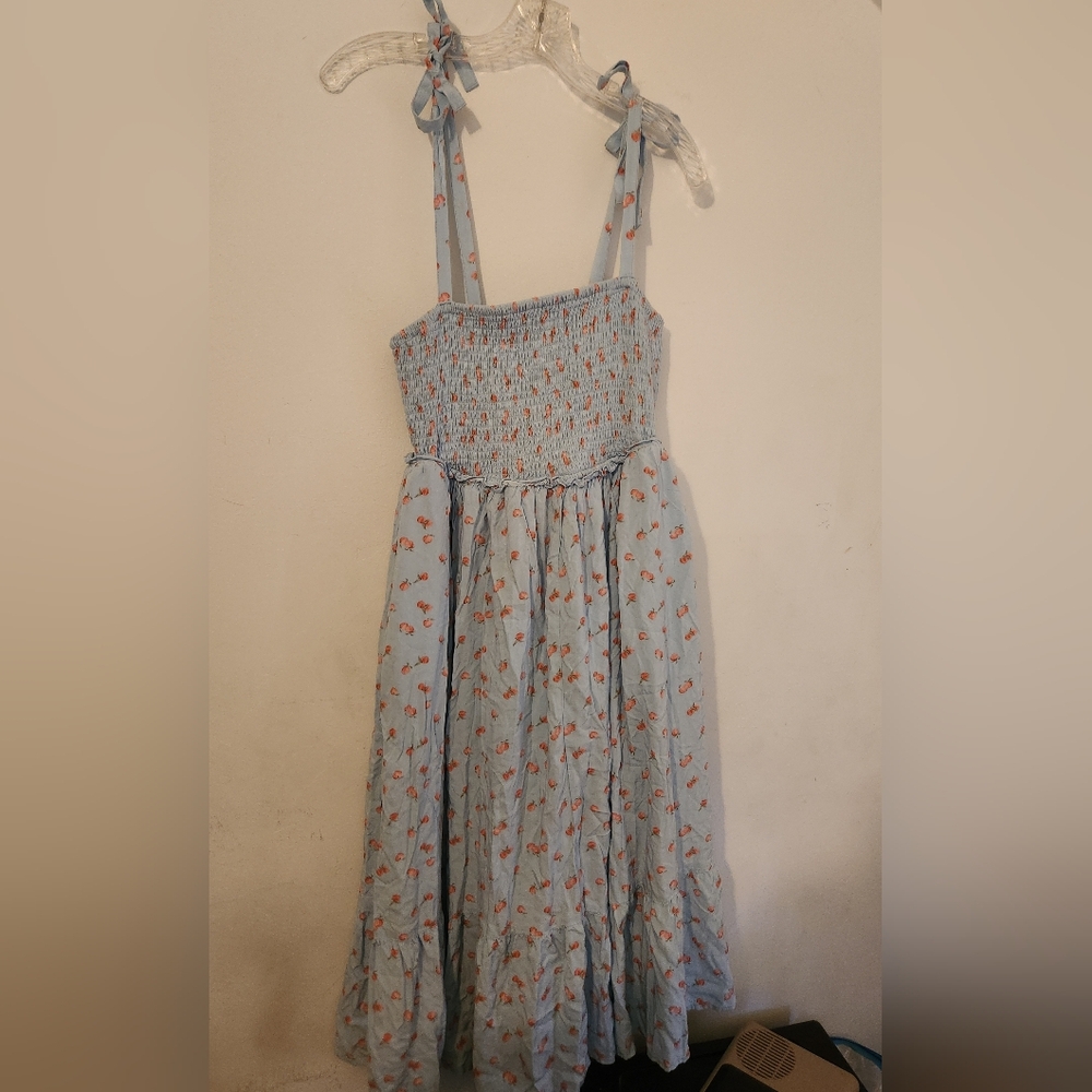 Torrid plus size peach dress